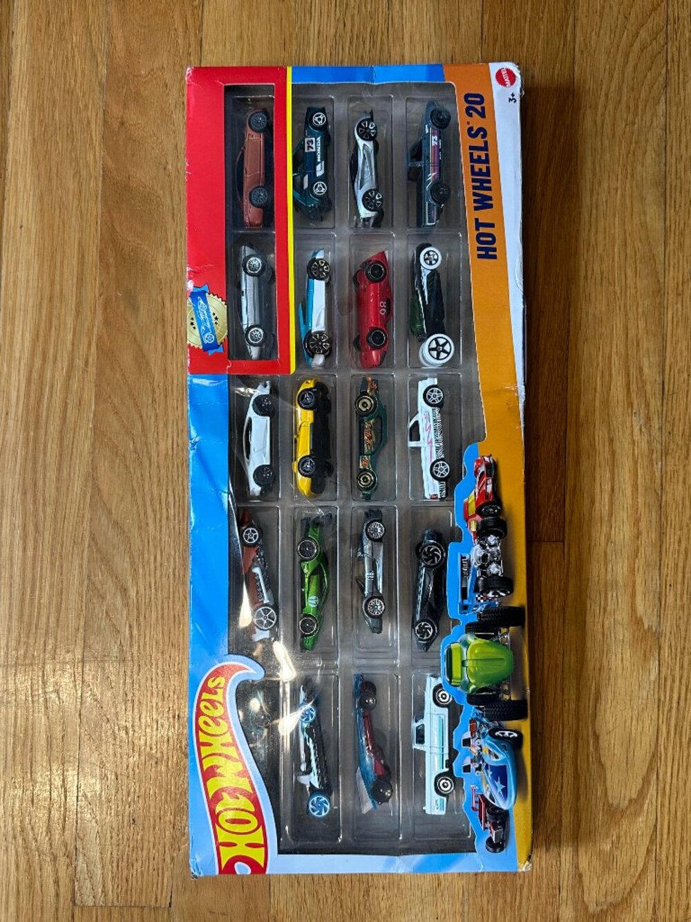 Hot Wheels Set of 20 Toy Sports & Race Cars in 1:64 Scale, Collectible Vehicles
